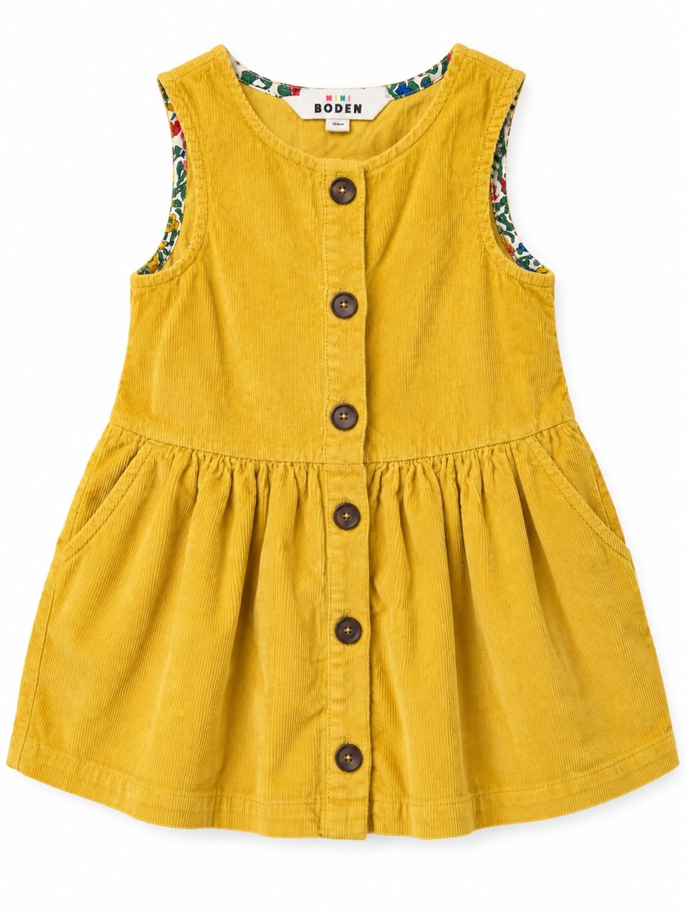 Mini Boden Corduroy Pinafore Dress